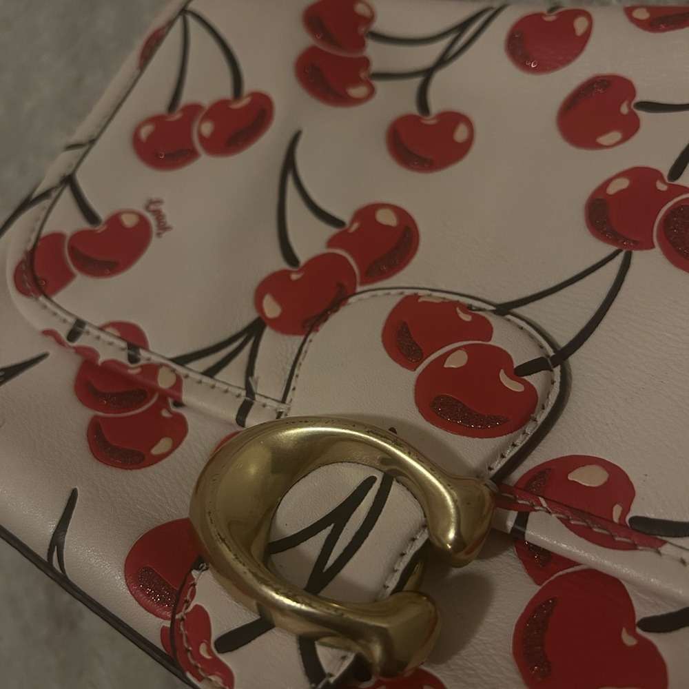 Coach Cherry Print Soft tabby Bag - Picture 3 of 10